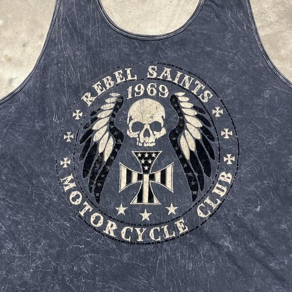 Rebel Saints Motorcycle Club Preowned XL Tank Top T-shirt